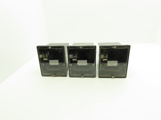 GE 12HFC11B1A Instantaneous Overcurrent Relay 50/60Hz 0.5-4.0 Amperes Lot of 3