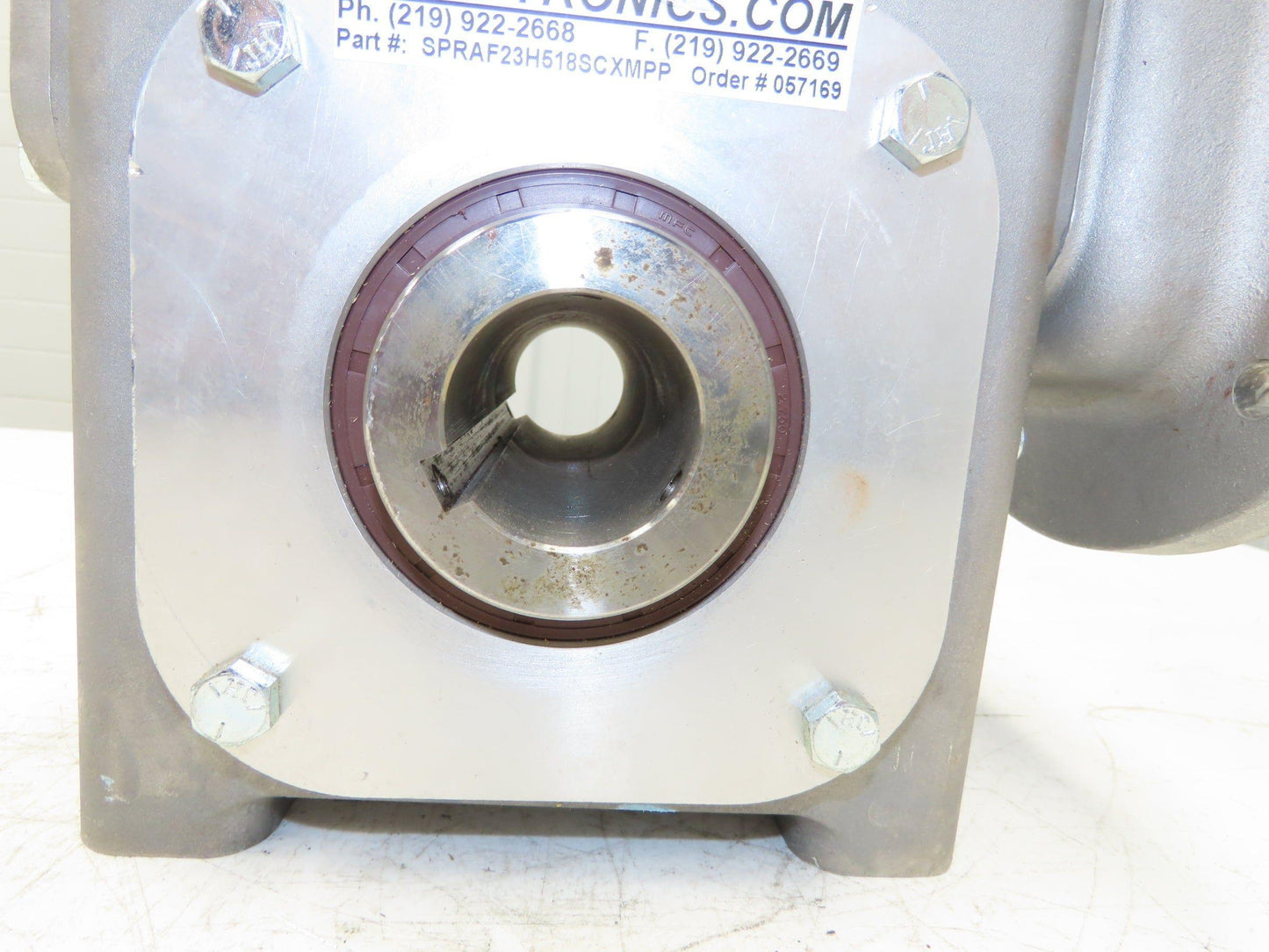 Electra Gear EL-HM-832-5-H1-180-27 Gearbox 5:1 Ratio 350rpm 180TC Hollow Shaft