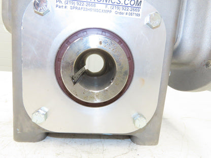 Electra Gear EL-HM-832-5-H1-180-27 Gearbox 5:1 Ratio 350rpm 180TC Hollow Shaft