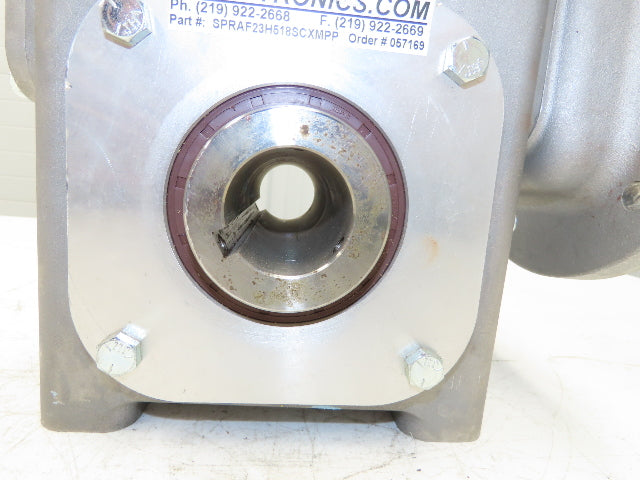 Electra Gear EL-HM-832-5-H1-180-27 Gearbox 5:1 Ratio 350rpm 180TC Hollow Shaft