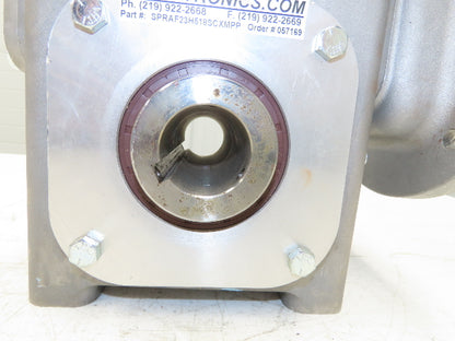 Electra Gear EL-HM-832-5-H1-180-27 Gearbox 5:1 Ratio 350rpm 180TC Hollow Shaft