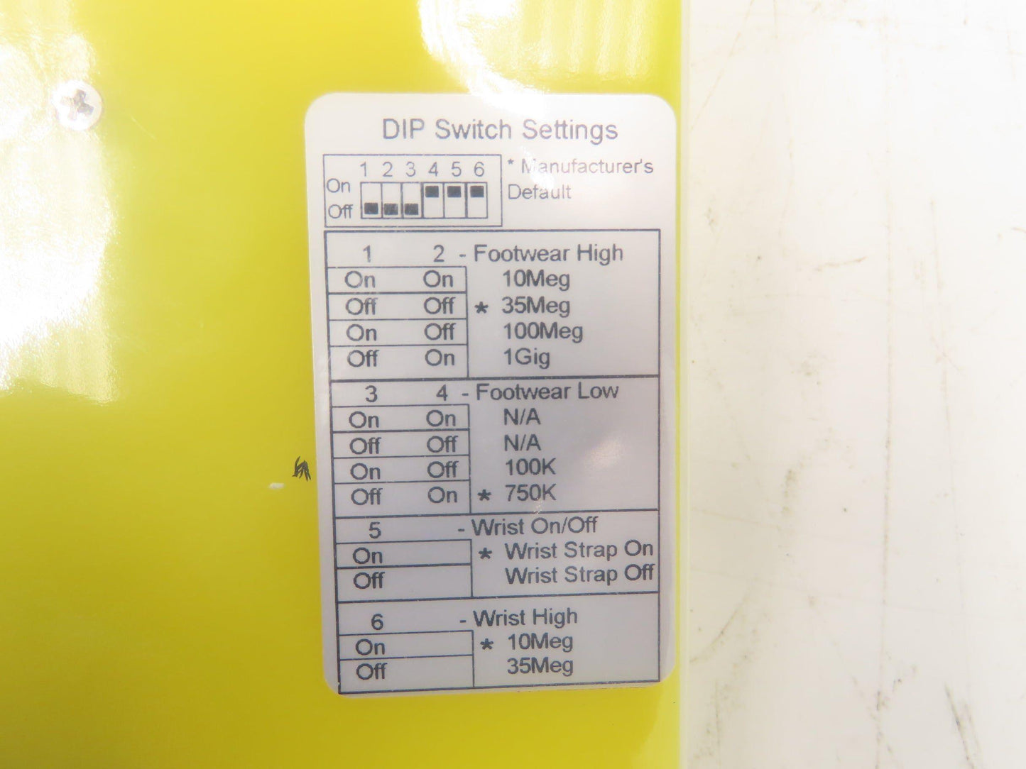 Desco 19276 ESD Personal Grounding Station Combo Tester X3 Dual Foot Plate
