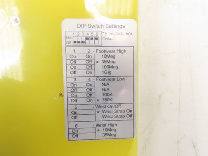 Desco 19276 ESD Personal Grounding Station Combo Tester X3 Dual Foot Plate
