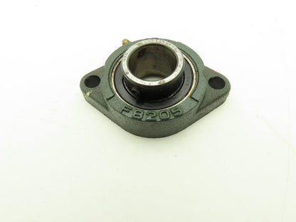 NTN FB205 2-Bolt Flange Block Bearing 25mm Bore Sealed