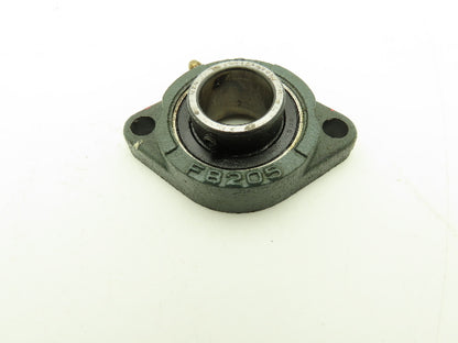 NTN FB205 2-Bolt Flange Block Bearing 25mm Bore Sealed
