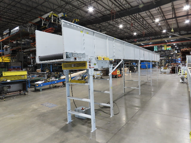 Hytrol HSS 37"x 40' 6" Slider Bed Conveyor 35" Belt 3Hp 3PH Center Drive 127fpm