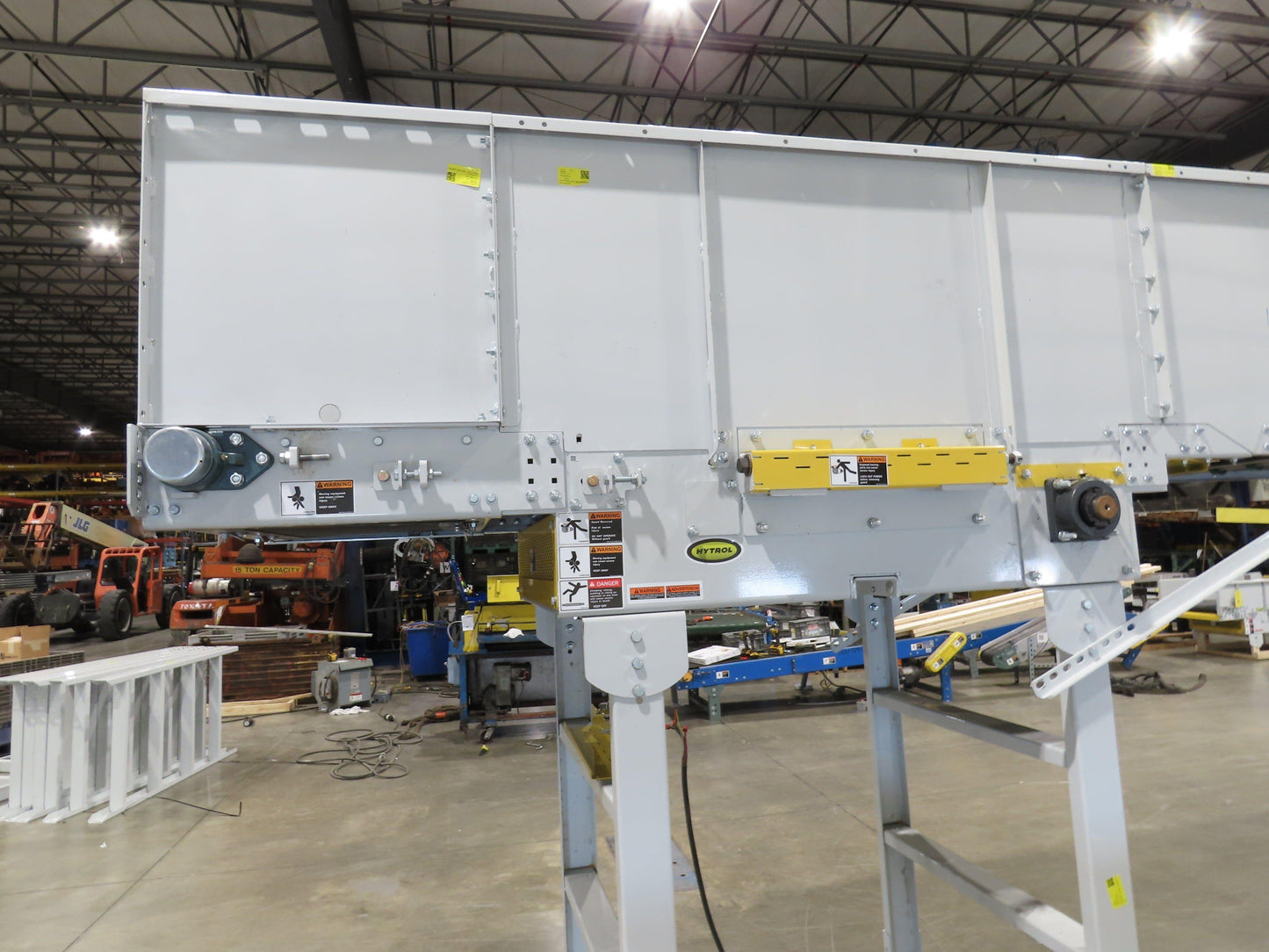 Hytrol HSS 37"x 40' 6" Slider Bed Conveyor 35" Belt 3Hp 3PH Center Drive 127fpm