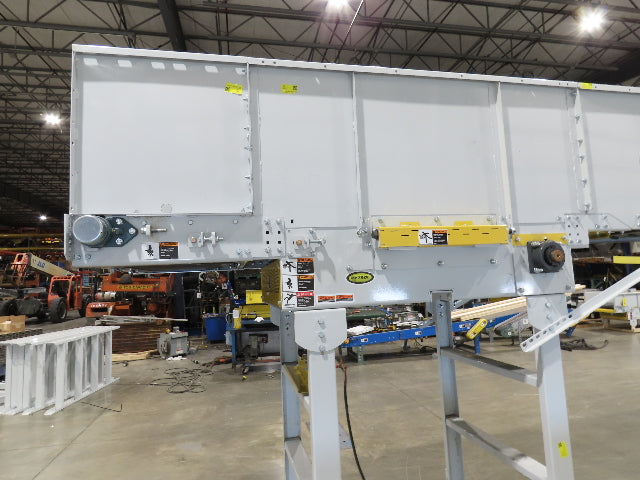 Hytrol HSS 37"x 40' 6" Slider Bed Conveyor 35" Belt 3Hp 3PH Center Drive 127fpm