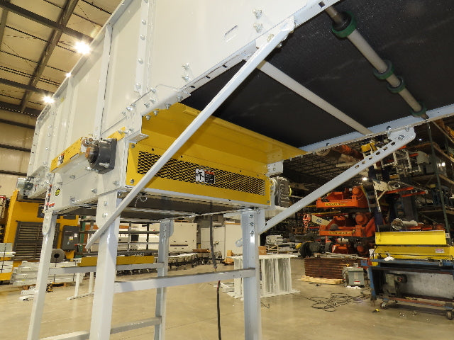 Hytrol HSS 37"x 40' 6" Slider Bed Conveyor 35" Belt 3Hp 3PH Center Drive 127fpm