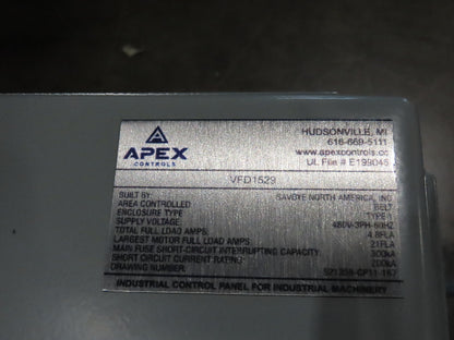 Hytrol HSS 37"x 40' 6" Slider Bed Conveyor 35" Belt 3Hp 3PH Center Drive 127fpm