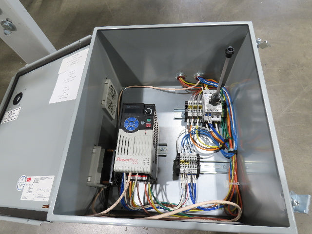 Hytrol HSS 37"x 40' 6" Slider Bed Conveyor 35" Belt 3Hp 3PH Center Drive 127fpm