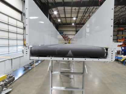 Hytrol HSS 37"x 40' 6" Slider Bed Conveyor 35" Belt 3Hp 3PH Center Drive 127fpm