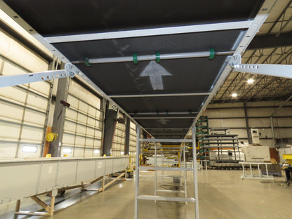 Hytrol HSS 37"x 40' 6" Slider Bed Conveyor 35" Belt 3Hp 3PH Center Drive 127fpm