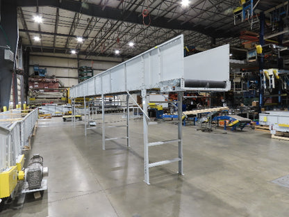 Hytrol HSS 37"x 40' 6" Slider Bed Conveyor 35" Belt 3Hp 3PH Center Drive 127fpm