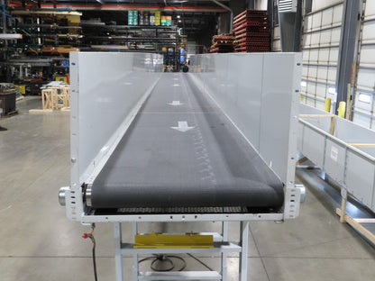 Hytrol HSS 37"x 40' 6" Slider Bed Conveyor 35" Belt 3Hp 3PH Center Drive 127fpm