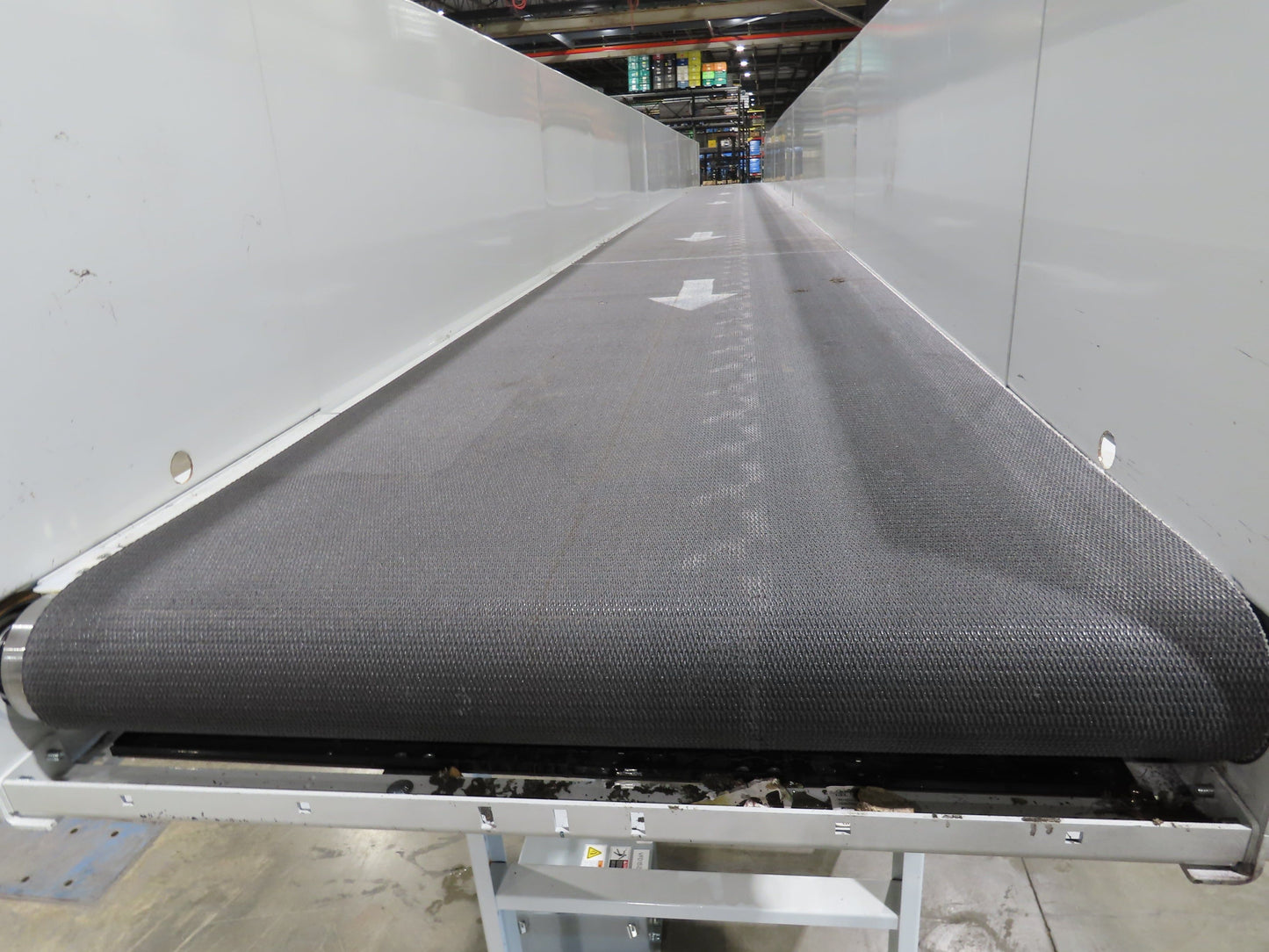 Hytrol HSS 37"x 40' 6" Slider Bed Conveyor 35" Belt 3Hp 3PH Center Drive 127fpm