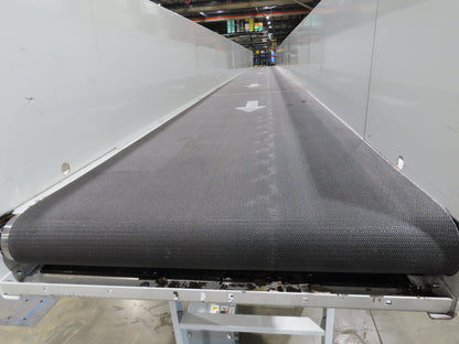 Hytrol HSS 37"x 40' 6" Slider Bed Conveyor 35" Belt 3Hp 3PH Center Drive 127fpm