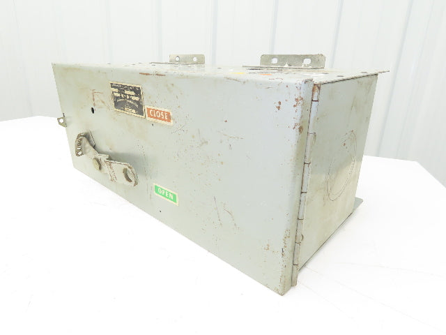 Continental Electric PFA 351 Fusible Panelboard Switch 30A 3P 600VAC