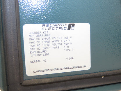 Reliance Electric 2SR41800 Snubber Resistor 460vac 760vdc Max input