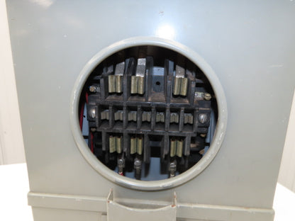 Landis Gyr 602U3040C13-127 Meter Socket 30A 3Ph 600V 4 Wire 13 Terminal