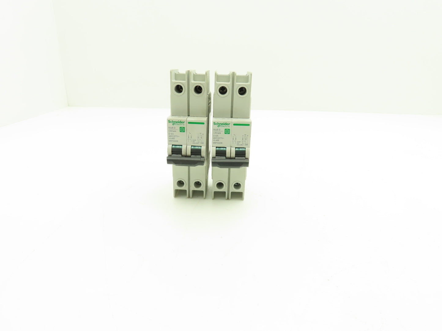 Schneider Electric C60 BPR 6 Amp Circuit Breaker 480Y/277V M9F53206 Lot of 2