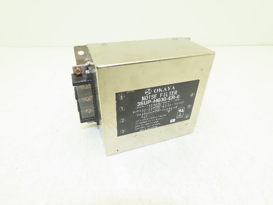 Okaya 3SUP-HB30-ER-6 Noise Filter 30A 500V 3PH