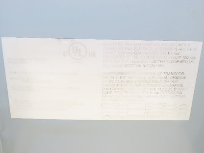 MTE RL-00812 Line Reactor 3.0mH 8A 600VAC 3PH Type 1 Enclosure