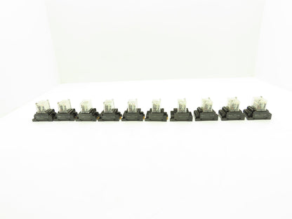 Omron LY4N 24VDC Relay W/Base Lot of 10