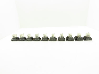 Omron LY4N 24VDC Relay W/Base Lot of 10