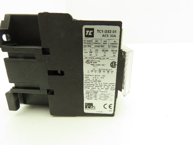 Shamrock Robusta TC1-D32 01 Contactor Motor Starter 3Ph 600V 25Hp 1NC Coil 120V