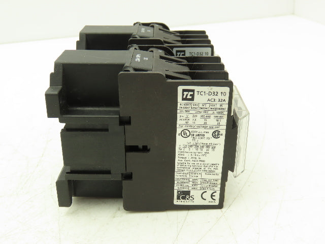 Shamrock Robusta TC1-D32 10 Reversing Motor Starter 3Ph 600V 25Hp 1NC Coil 120V