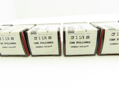 McGill CF 1-1/4 SB Cam Follower 1-1/4" Roller Dia 3/4"W 1/2"-20 Stud Lot of 9