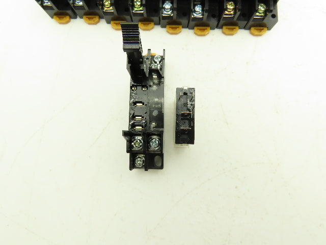 Omron G7T-1112S Relay W/Base 10A 30vdc/240-250vac 1/2Hp 24v Coil Lot of 9