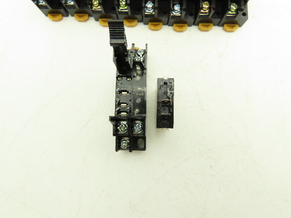 Omron G7T-1112S Relay W/Base 10A 30vdc/240-250vac 1/2Hp 24v Coil Lot of 9