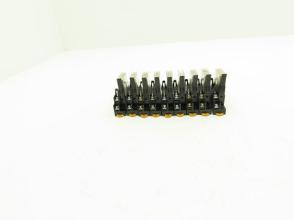 Omron G7T-1112S Relay W/Base 10A 30vdc/240-250vac 1/2Hp 24v Coil Lot of 9