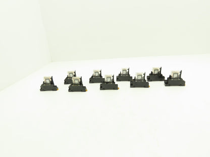 Omron G7T-1112S Relay W/Base 10A 30vdc/240-250vac 1/2Hp 24v Coil Lot of 9