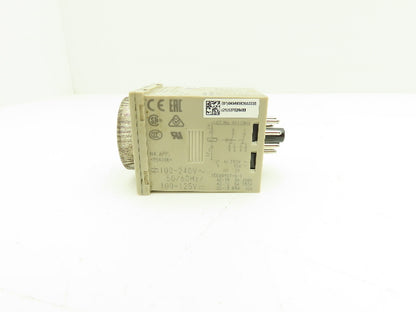 Omron H3CR-A8E Solid-State Timer Relay Socket 100-240V 1.2 Sec-300 Hours
