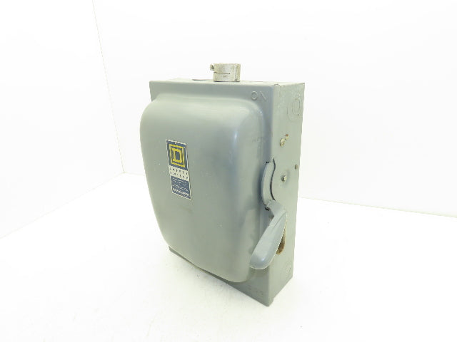 Square D H362-N Safety Disconnect Switch 60A 480VAC 30HP 3Ph Fused
