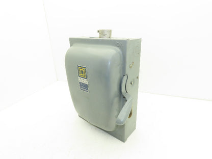 Square D H362-N Safety Disconnect Switch 60A 480VAC 30HP 3Ph Fused