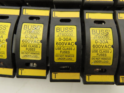 Buss JT60030 Finger-Safe Fuse Holder 30A 600V Lot of 12
