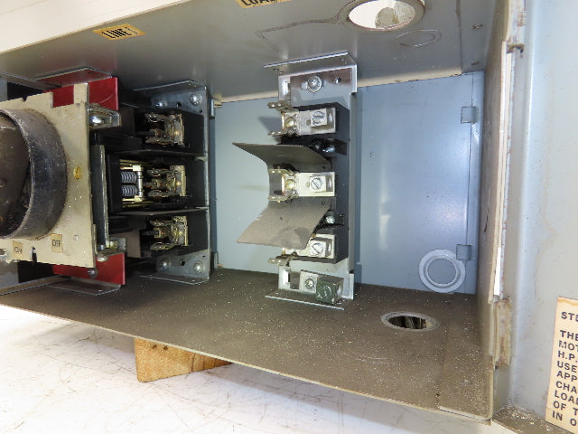 Arrow Hart 12TW-351 Plug-In Fused Disconnect Bus Unit 30A 600V 20HP 3 Pole