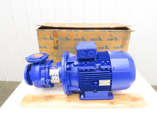 KSB ETB 065-050-125 GG AA11D201102 Etabloc Centrifugal Pump 80m³/h 12kw 460V 3PH