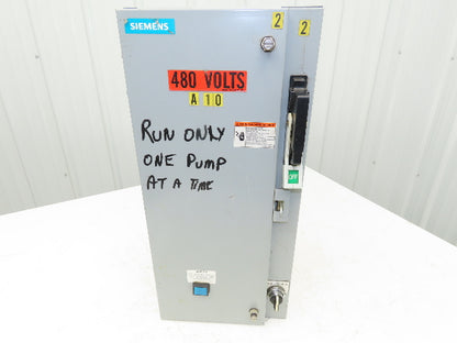 Siemens 17FSH92BF Combination Motor Starter 200A 25HP 600V 3ph