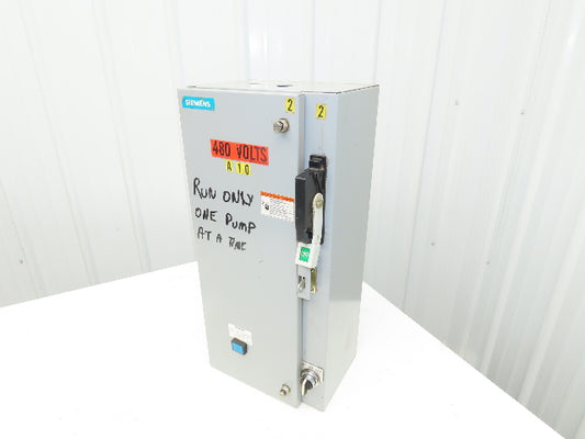 Siemens 17FSH92BF Combination Motor Starter 200A 25HP 600V 3ph