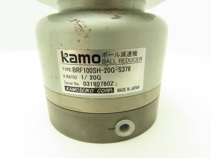 Kamoseiko BRF100SH-20G-S376 Kamo Zero-Backlash 20:1 Ball Reducer Frame 100