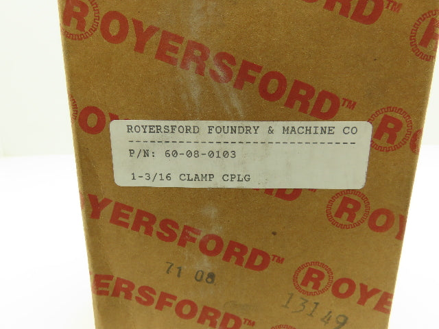 Royersford 60-08-0103 Rigid Clamp Shaft Coupling 1-3/16"