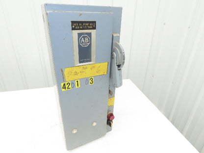 Allen Bradley 712-BACD24 Combination Motor Starter 10HP 600V 3Ph 120V Coil