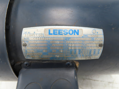 Leeson 110451.00 AC Motor 2Hp 1725 RPM 230/460V 3PH G56C TEFC C6T17FC9E