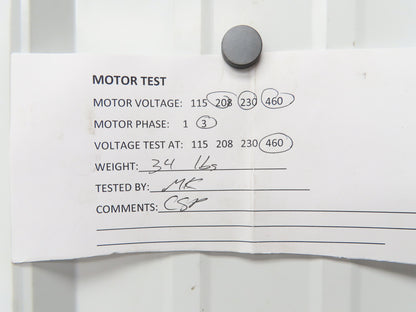 Leeson 110451.00 AC Motor 2Hp 1725 RPM 230/460V 3PH G56C TEFC C6T17FC9E