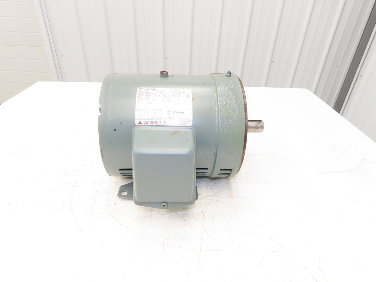 GE General Electric 5K182JB211 AC Motor 3Hp 1750 RPM 230/460V 3PH 182TC ODP